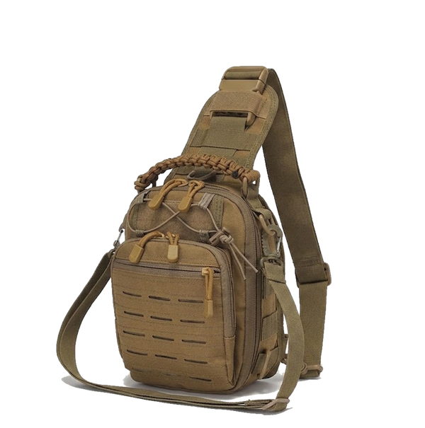 OmniFlint One water-repellent sling bag in Brown